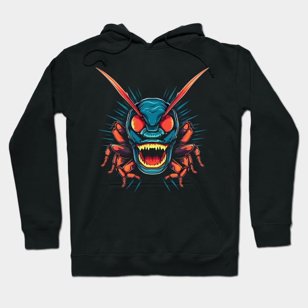 Cockroach Smiling Hoodie by JH Mart